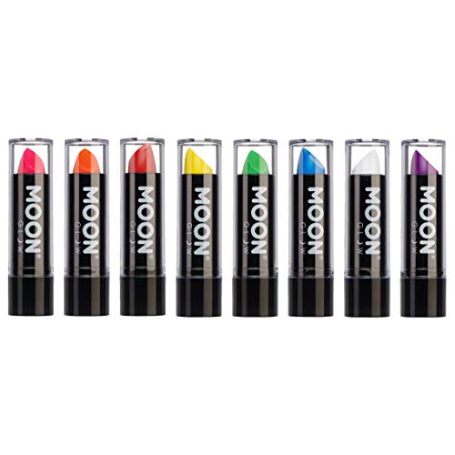Moon Glow - Rossetto Neon UV 4.5g Intensi Set di 8 colori – produce...