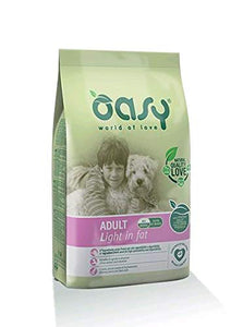 Oasy Alimento Secco per Cane Adult Light in Fat 12kg-Mangimi secchi per... - Ilgrandebazar