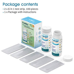 6 in 1 Piscina Test Strisce, Homtiky Pool di test PH, dell'acqua, 6 1