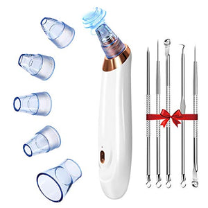 Aspiratore Punti Neri,EIVOTOR Comedone Rimozione 5 Blackhead Remover... - Ilgrandebazar