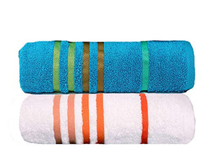 CASA COPENHAGEN Exotic Collezione - Set di 2 Blu Ottanio E Bianchi - Ilgrandebazar