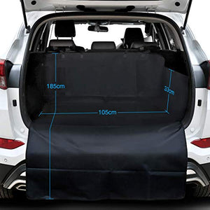 WeFine Tappeto Auto per Cani, 185 x 105 x 33CM Copertura Universale per...