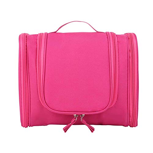 Beauty Case da Viaggio Uomo Donna 16 Scomparti Borsa Da Toilette Grande Rosa