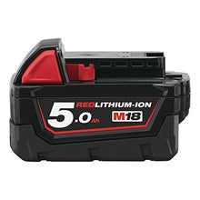 Carica l&#39;immagine nel visualizzatore di Gallery, Batteria Milwaukee M18B5 5.0Ah Rossa Ioni Di Litio Black - Ilgrandebazar