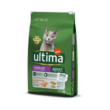 Carica l'immagine nel visualizzatore di Gallery, Ultima Cibo per Gatti Sterilizzati Adulti con Salmone - 7.5 kg 7,5 - Ilgrandebazar