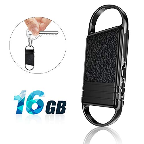 Registratore Vocale Spia, Mini da 16GB con Attivazione...