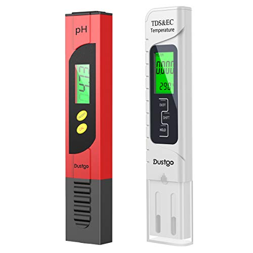 Dustgo Tester PH/TDS&EC 4 in 1 Set Misuratore Digitale della qualità...