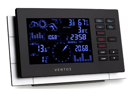 Ventus W155 Stazione meteorologica Colore: Nero/Beige