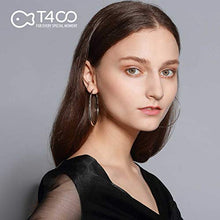 Carica l&#39;immagine nel visualizzatore di Gallery, T400 Orecchini Cerchio Argento 925 Creoli per Donna Ragazze Sleeper Regali...