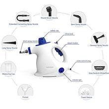 Carica l&#39;immagine nel visualizzatore di Gallery, NUOVO ORIGINALE Pulitorea Vapore, Pulitore a Vapore Portatile Multiusi con 9... - Ilgrandebazar