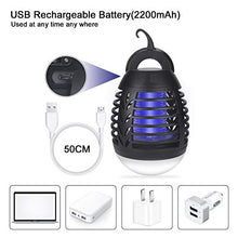 Carica l&#39;immagine nel visualizzatore di Gallery, yipin Lampada Antizanzara Elettrica per Esterno&amp;Interno,2-in-1 Lampada...