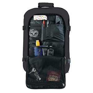 Cabin Max Metz, Zaino da Viaggio Bagaglio a 44L (55x40x20 cm), Nero/Nero