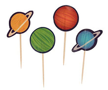 Carica l&#39;immagine nel visualizzatore di Gallery, Decorazioni per cupcake – Confezione da 200 decorazioni usa e getta, Spazio