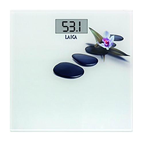 Laica Bilancia PS1056 Pesapersone Elettronica, Sassi, 180 kg, Vetro