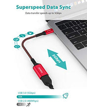 Carica l'immagine nel visualizzatore di Gallery, Nimaso Adattatore USB C a 3.0 [ OTG - 2 Pezzi]，Adattatore Tipo-C a Rosso