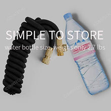 Carica l&#39;immagine nel visualizzatore di Gallery, Tubo da Giardino Estensibile 15M/50FT, Raccordi in Ottone 50FT-Black