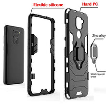 Carica l&#39;immagine nel visualizzatore di Gallery, AILRINNI Cover per Xiaomi Redmi Note 9 - Pellicola Protettiva in Vetro Nero