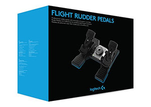 Pedali Logitech G Saitek Pro Flight Rudder, Pedaliera del Timone di Volo,...