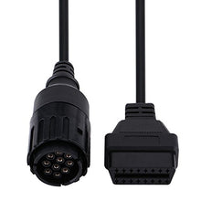 Carica l&#39;immagine nel visualizzatore di Gallery, Delaman 10 Pin a 16 Adattatore OBD2 connettore del cavo, cavo... - Ilgrandebazar