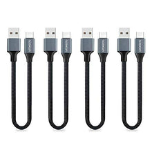 Carica l&#39;immagine nel visualizzatore di Gallery, aceyoon Cavo USB Type-C Corto 30 cm 4 Pezzi Type C O.3m*4 - Ilgrandebazar