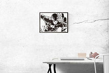Carica l&#39;immagine nel visualizzatore di Gallery, Poster The Flash Justice League Handmade Graffiti Street Art - Artwork