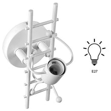 Carica l&#39;immagine nel visualizzatore di Gallery, HAWEE Humanoid Creativo Lampada da Parete Interno Applique Bianco - Ilgrandebazar