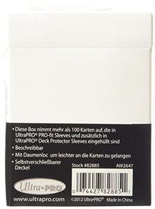 Ultra PRO Deck Box 100+ White - Ilgrandebazar