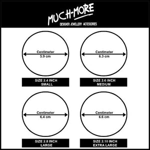 MUCH-MORE Splendida Collezione Moda Fatta di Latkan Bangles per Le Militare - Ilgrandebazar