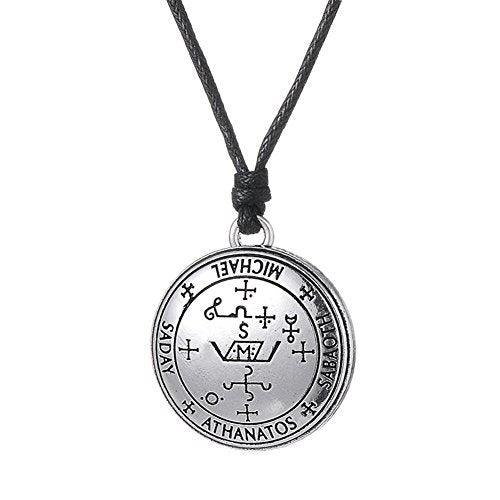 fishhook Gancio Chiave di Salomone Il Sigil dell' Arcangelo Michele amuleto...