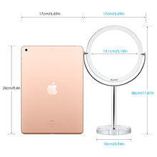 Carica l&#39;immagine nel visualizzatore di Gallery, Auxmir Specchio Trucco da Tavolo Bifacciale, 10x/1x