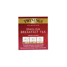 Carica l&#39;immagine nel visualizzatore di Gallery, Twinings - Tè nero English Breakfast 25 Filtri