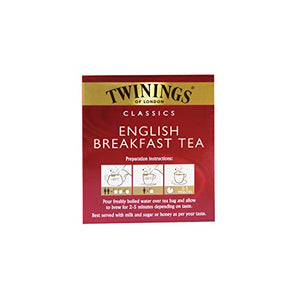 Twinings - Tè nero English Breakfast 25 Filtri