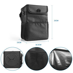 Winzwon Cestino per Spazzatura da Auto, Car Trash Can, Pattumiera Pieghevole...