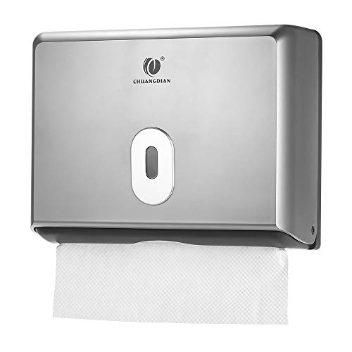 Blusea Distributore Carta Asciugamani Bagno Cucina CHUANGDIAN Parete Silver - Ilgrandebazar