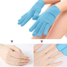 Carica l'immagine nel visualizzatore di Gallery, Pinkiou Ammorbidire SPA Gel Idratante guanti e calzini per colore blu