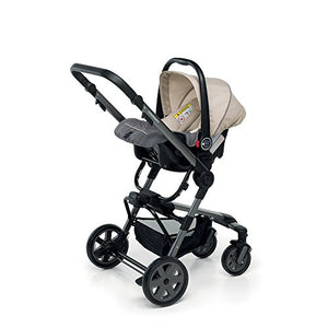Foppapedretti Supertres Sistema Combinato con Passeggino, Navicella, Silver