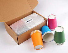 Carica l&#39;immagine nel visualizzatore di Gallery, Bicchieri di carta usa e getta per feste, 255 ml, multicolore,...
