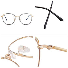 Carica l'immagine nel visualizzatore di Gallery, SOJOS Occhiali Blocca la Luce Blu Donna C3 Nero&amp;oro Telaio/ Lente Anti-blu - Ilgrandebazar