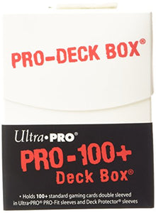 Ultra PRO Deck Box 100+ White - Ilgrandebazar