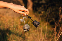 Carica l&#39;immagine nel visualizzatore di Gallery, Rosa Eterna fatta di Ferro Battuto Nero - Forgiata a Mano - Regalo San... - Ilgrandebazar