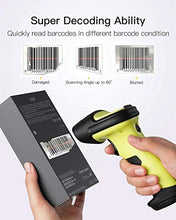 Carica l&#39;immagine nel visualizzatore di Gallery, Inateck Lettore di Codici a Barre Scanner Laser Wireless Senza Fili Verde