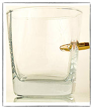 Carica l&#39;immagine nel visualizzatore di Gallery, KolbergGlas Regalo degli uomini Whisky Vetro con calibro proiettile reale 308 - Ilgrandebazar