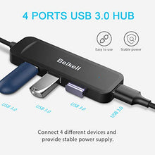 Carica l&#39;immagine nel visualizzatore di Gallery, Beikell Hub USB 3.0, 4 Porte Ultra Sottile per MacBook Air, Mac...