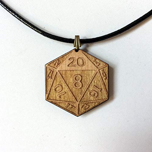 D20 Dice Necklace - Ilgrandebazar