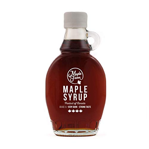 MapleFarm - Puro sciroppo d'acero Canadese Grado A (Very Dark, Strong taste)...
