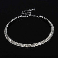 Carica l&#39;immagine nel visualizzatore di Gallery, EVRYLON Collana Donna Punti Luce Girocollo Strass Rigida Collier Modello... - Ilgrandebazar
