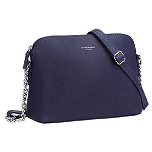 David Jones - Piccola Borsa a Tracolla Spalla Donna Catena - Mano Blu