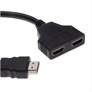Zy HDMI maschio a doppia femmina 1 a 2 vie splitter Cavo...