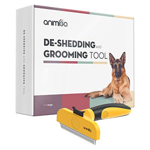 Animigo Spazzola per Cani - Ottima TOELETTATURA - Deshedding Brush - Facile...