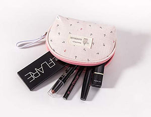 3 SET Impermeabile Beauty Case da Viaggio Borsetta Moda Anchor, Viola - Ilgrandebazar